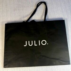 JULIO Shopping Bag Authentic L 15 3/4”H 11 1/2”W 5 5/8” Used
